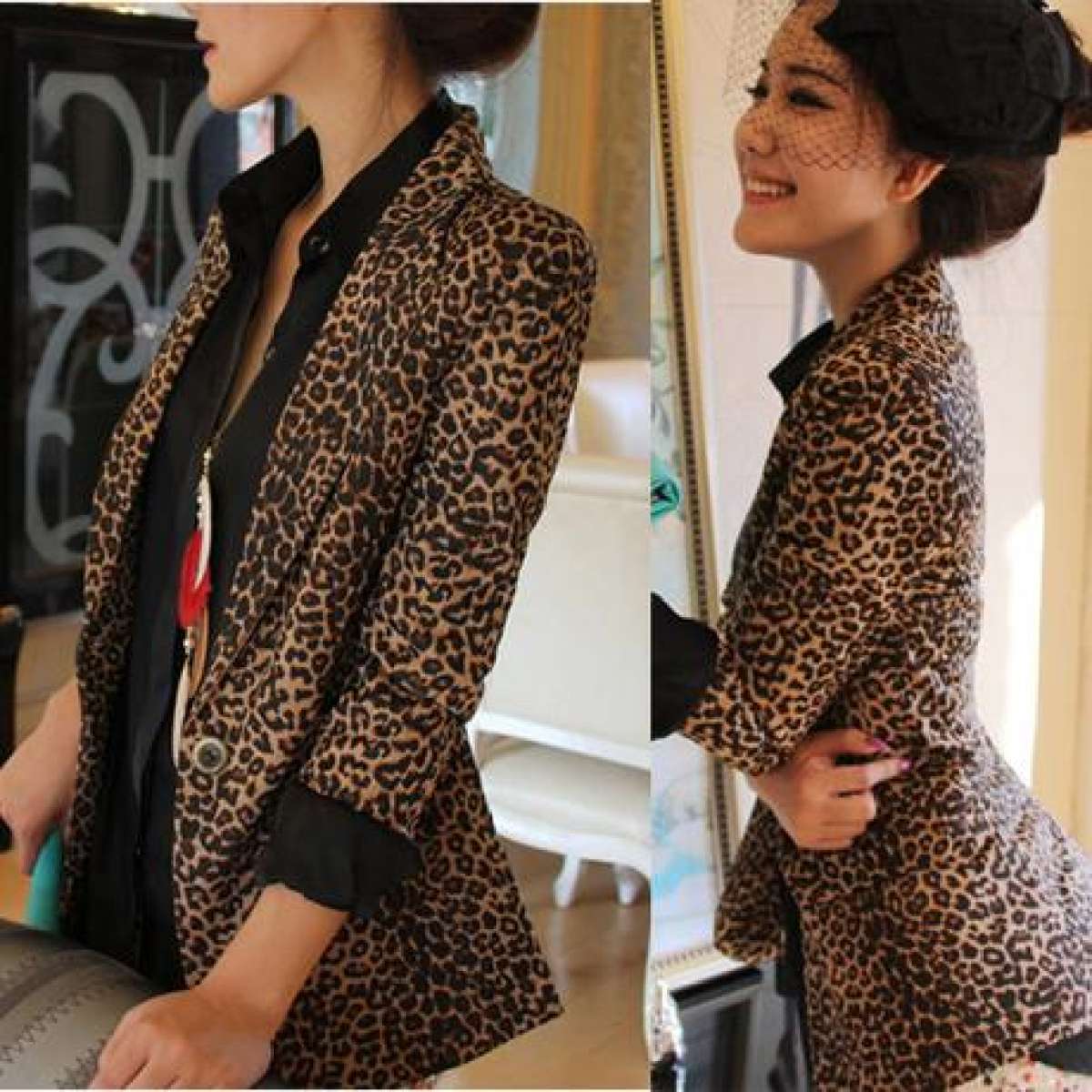 Max Mara леопардовый пиджак