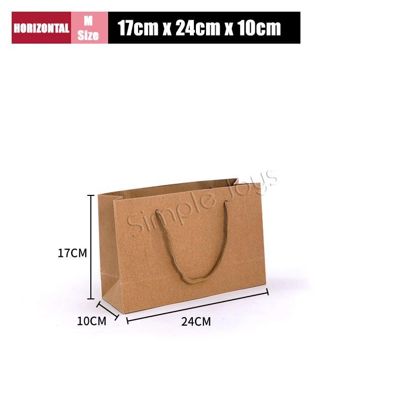 Kraft Paper Bags with Handles Great For Gift And Party
