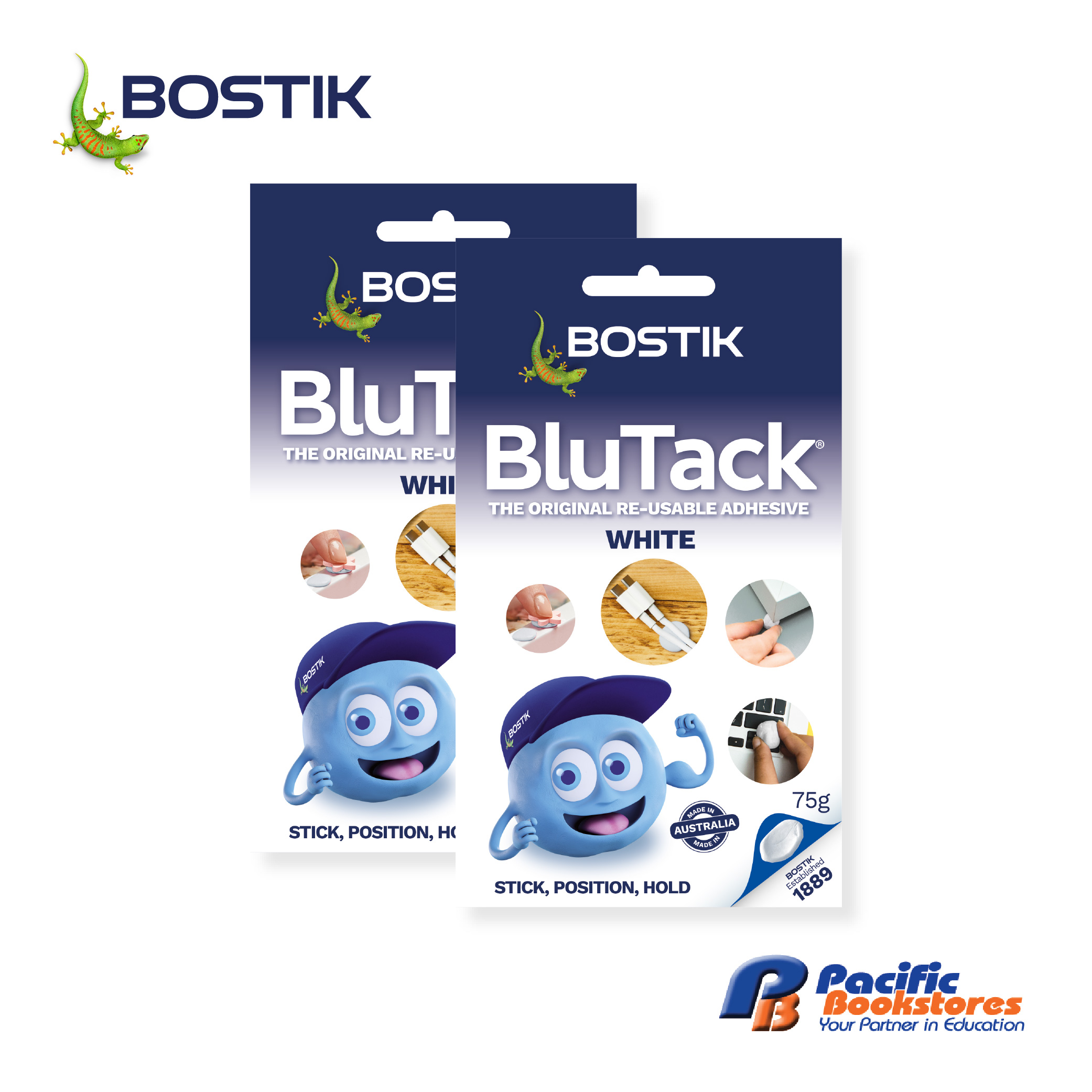 Bostik Blu Tack 75g White
