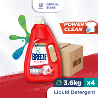 [Bundle of 4] Breeze Liquid Detergent 3.6kg Carton Deal