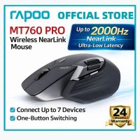Rapoo MT760 PRO Master Series NearLink Wireless Mouse | 2000Hz | 7-Device Multi-Mode | Dual Scroll Wheels | 12000 DPI