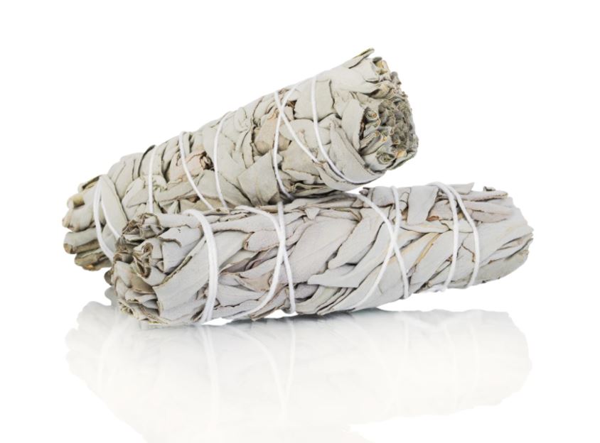 Local Stock] White Sage Smudge Stick Purifying Cleaning Negative Energy California White Sage Bundles Aromatherapy