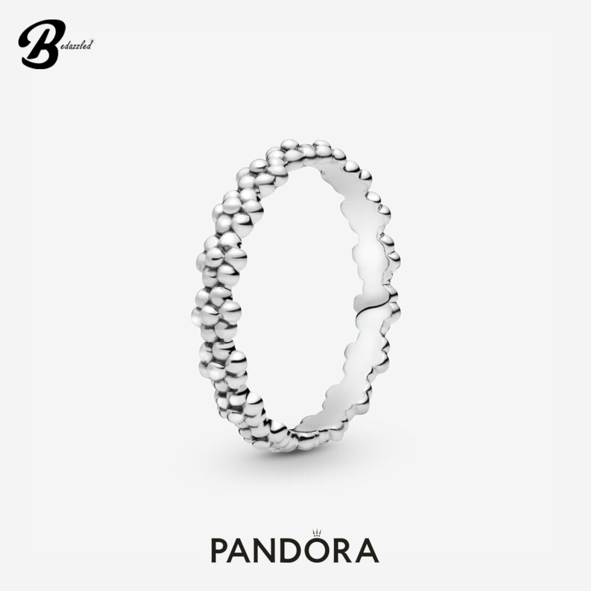 Pandora Classic Daisy Flower Band Ring 191035-60