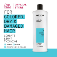 Nioxin System 3 Shampoo 1000ml For Colored/Treated Hair With Light Thinning