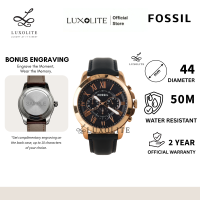 [Luxolite] Fossil FS4835 Men’s Chronograph Grant Watch Stainless Steel Case Leather Strap Quartz FS483 FS48