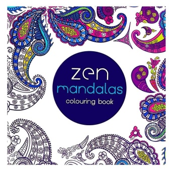 Children Adult English Zen Mandalas Treasure Relax Coloring Book