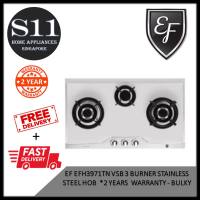 EF EFH3971 TNVSB 3 BURNER STAINLESS STEEL HOB * 2 YEAR WARRANTY