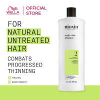 Nioxin System 2 Shampoo 1000ml For Natural Hair With Progressed Thinning