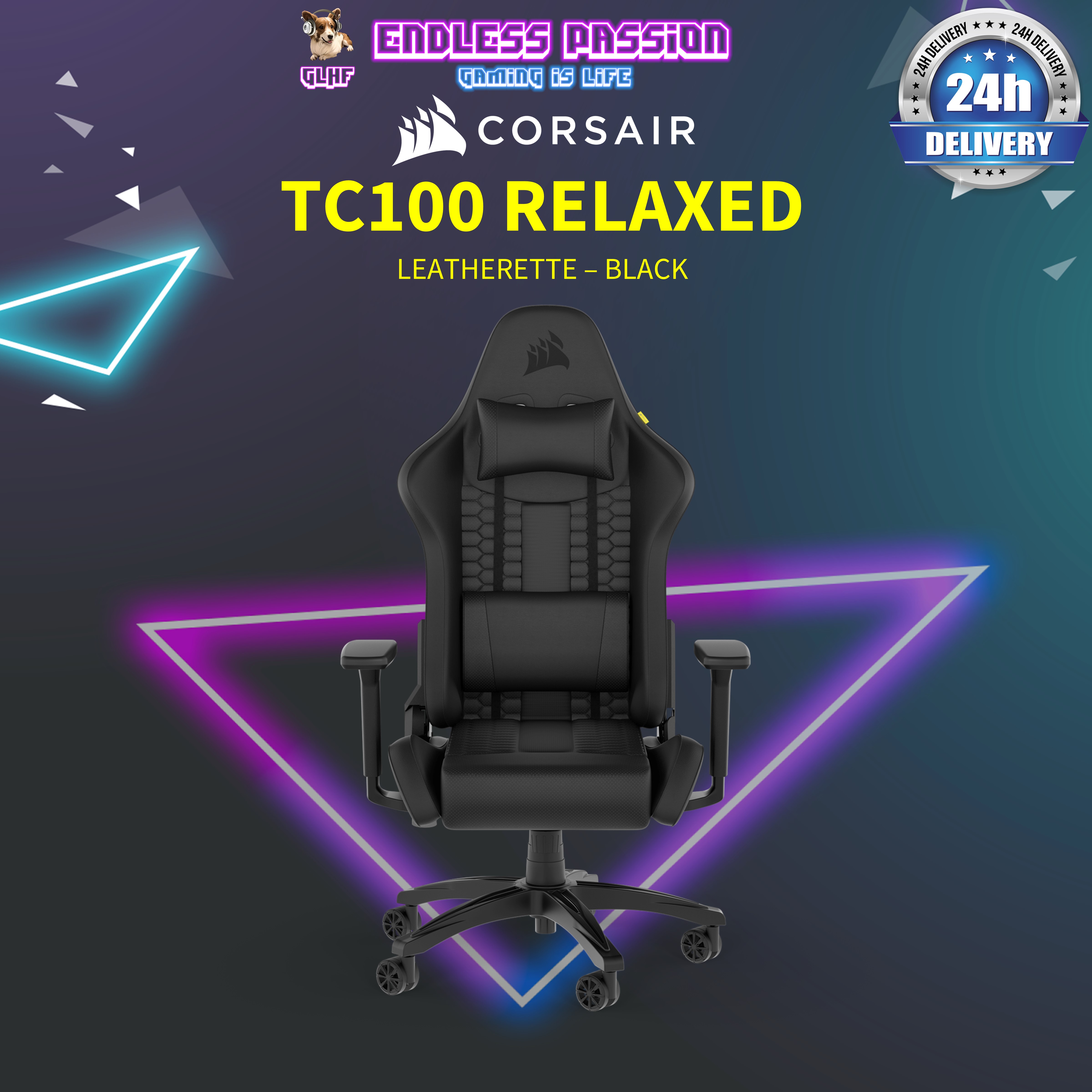 Corsair TC100 RELAXED Gaming Chair Lazada Singapore