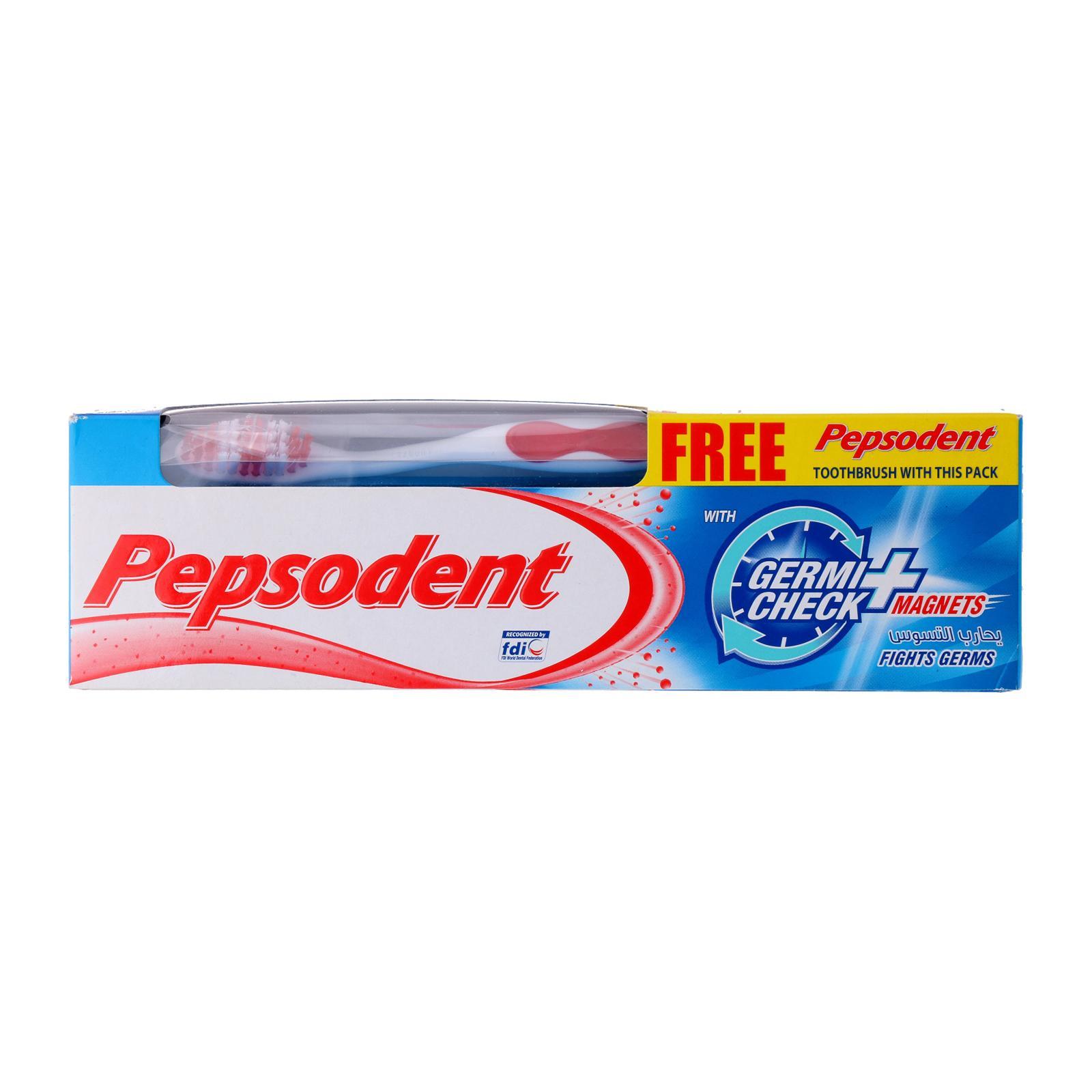 toothpaste with brush