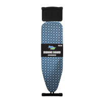 Steve & Leif Ironing Board with Iron Rest 109x33cm (Black/Geometric Blue)