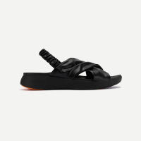 Sunnystep - Balance Pleated Sandal - Full Black Light Beige - Most Comfortable Walking Shoes