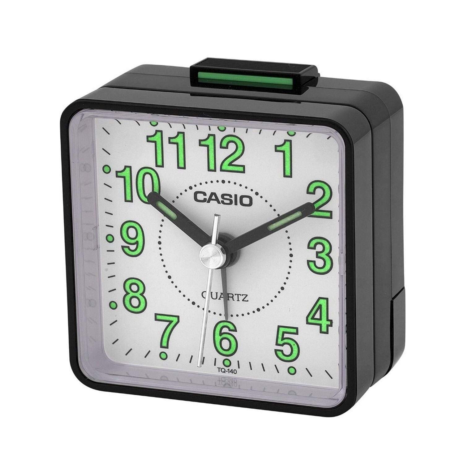 [Powermatic] CASIO TQ-140-1B MINI TRAVELLERS BEEPER SOUND ALARM TABLE CLOCK