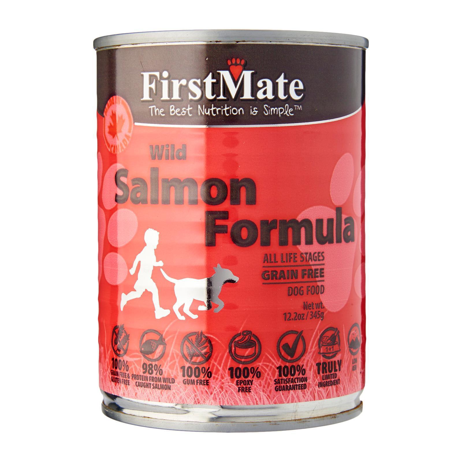 grain free salmon wet dog food