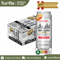 [TURTLE] Asahi Dry Zero Beer Alcohol Free 500ml x 6 Bottles アサヒドライゼロ
