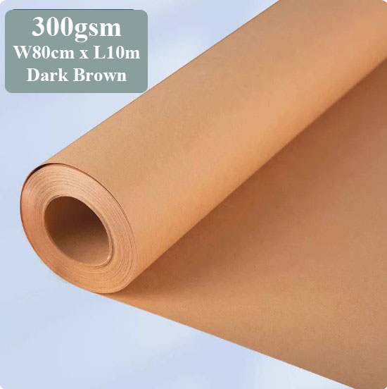 Eco Friendly Brown Kraft Paper Roll 120g 150g 180g 300g Durable Wrapping Packaging Paper For Gifts Flower Bouquet Floral Arts Crafts 40cm To 80cm Width 10m 15m 20m 30m Length Versatile Unbleached Recyclable Parcel Shipping Moving Cushioning Material