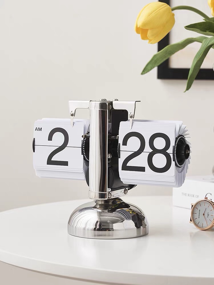 LOCAL SELLER Digital Auto Flip Clock Retro Clock/Desk Clock/ interior clock/Gift