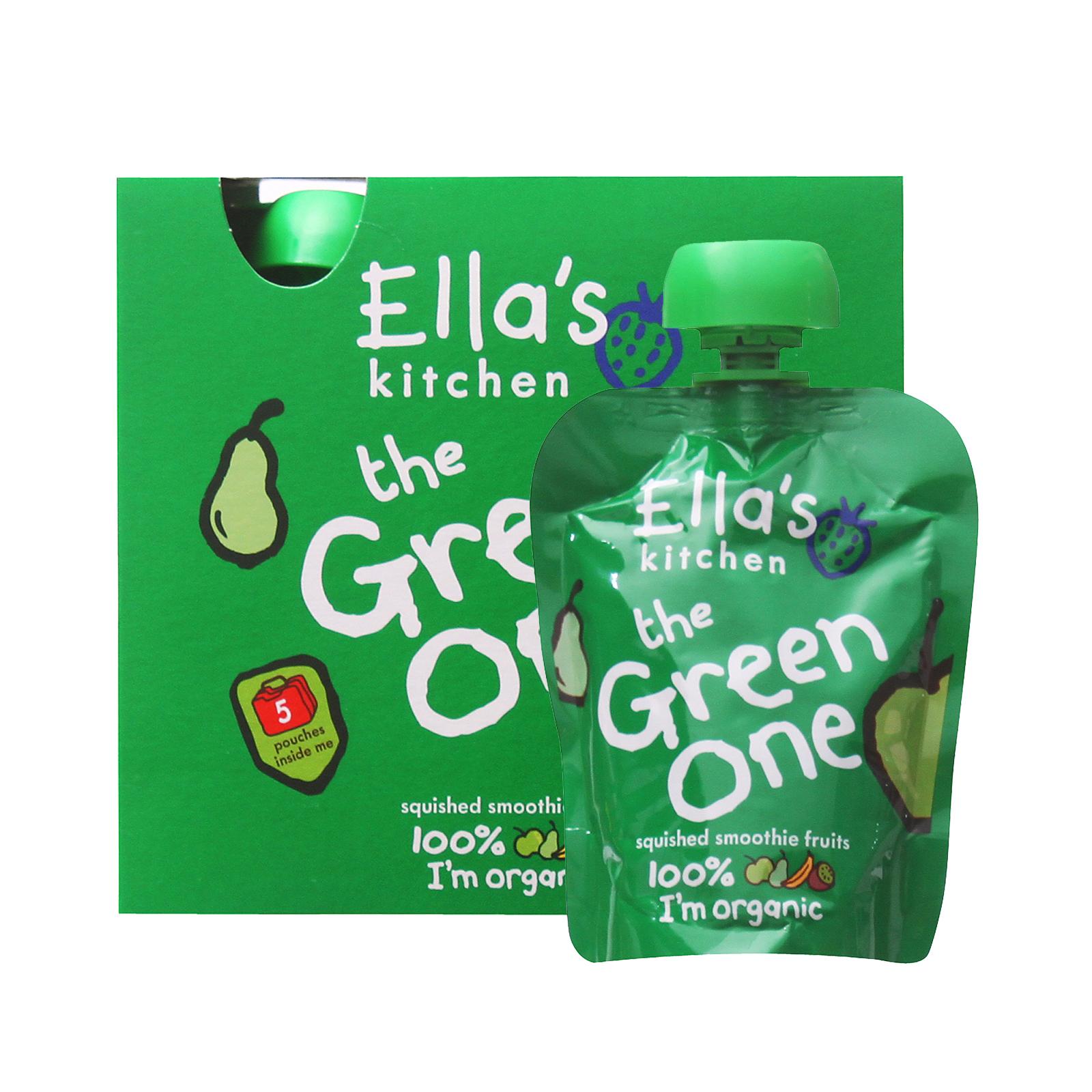 Ella's Kitchen Organic The Green One Squished Smoothie Fruits 6+ Months |  Lazada Singapore