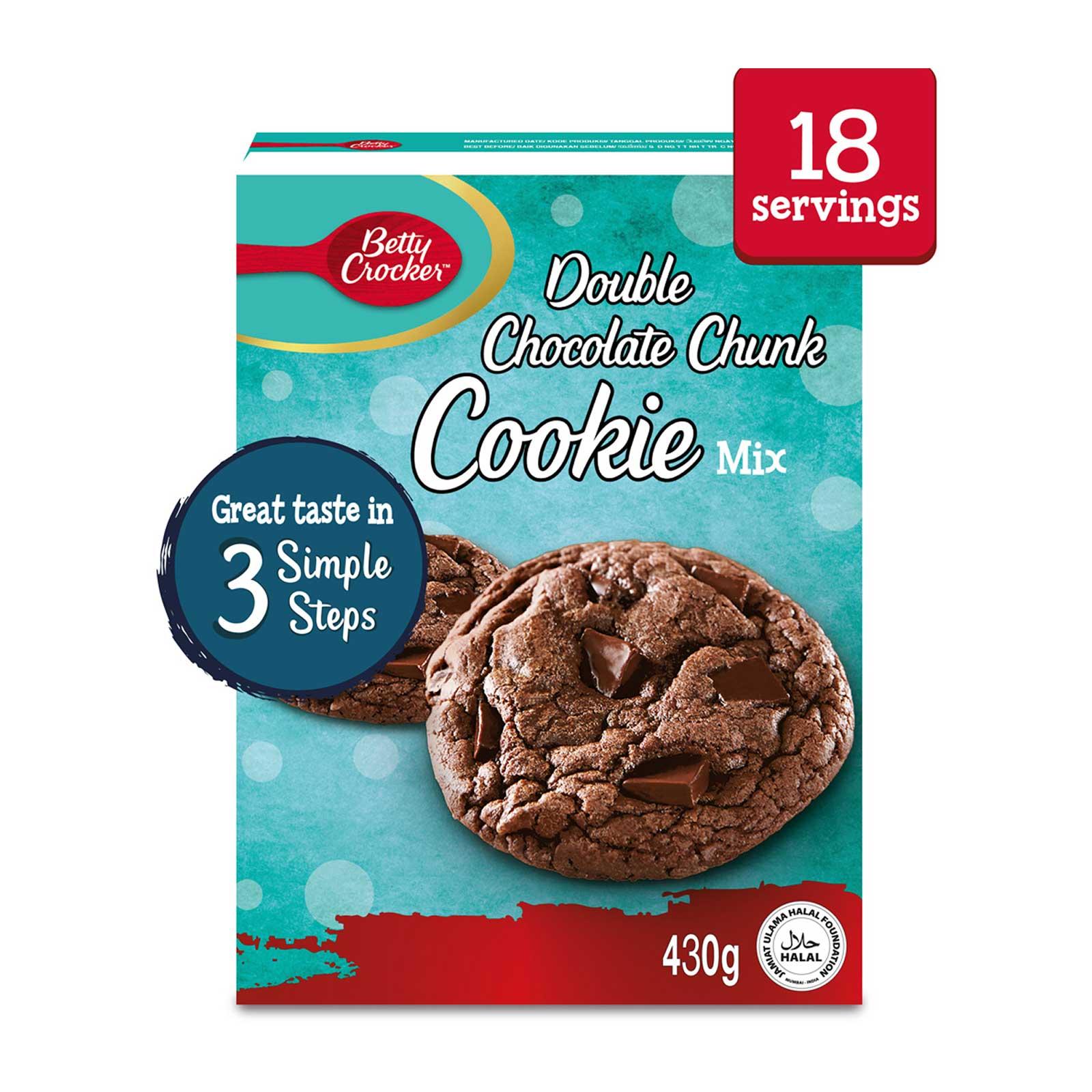 Betty Crocker Double Chocolate Chunk Chip Cookie Mix Lazada