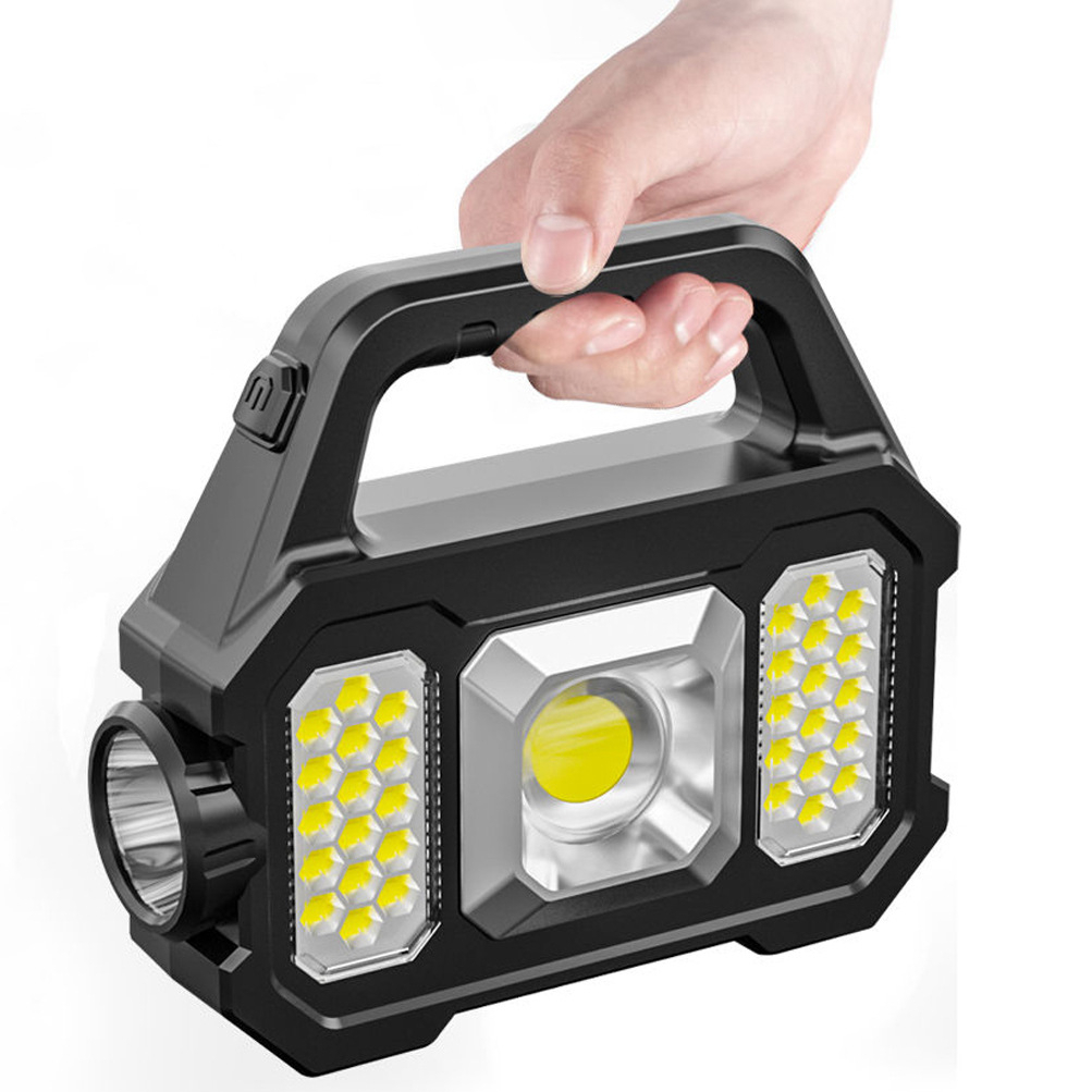 🇸🇬 [READY STOCK] Camping Light Bright Waterproof Outdoor Solar Light Portable Handheld Emergency Lamp LED Solar Light USB Rechargeable Mobile Power Lamp