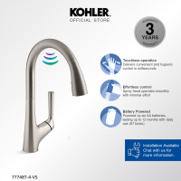 KOHLER Malleco Touchless Kitchen Tap / Mixer / Faucet K-77748T