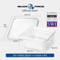 (50pc) Disposable Container | Takeaway Food Container | Lunch Box | Food Storage Box | Plastic Container | Plastic Box