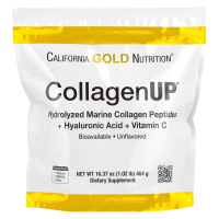 [SG] California Gold Nutrition Collagen UP Marine Collagen Peptides + Hyaluronic Acid + Vitamin C Unflavored 464g