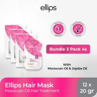 Ellips Hair Mask Bundling 3 - Moroccan Oil - 12 x 20 gr