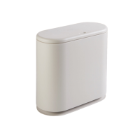 AUSKO | Pushpod | 10L | Push Open Dustbin | Slim Bin | Indoor Dustbin