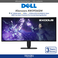 Dell Alienware AW3926QW | 39″ WUHD | OLED | 165Hz | 0.03 ms(GTG) | NVIDIA G-Sync | AMD Free Sync Premium Pro | Curved Gaming Monitor