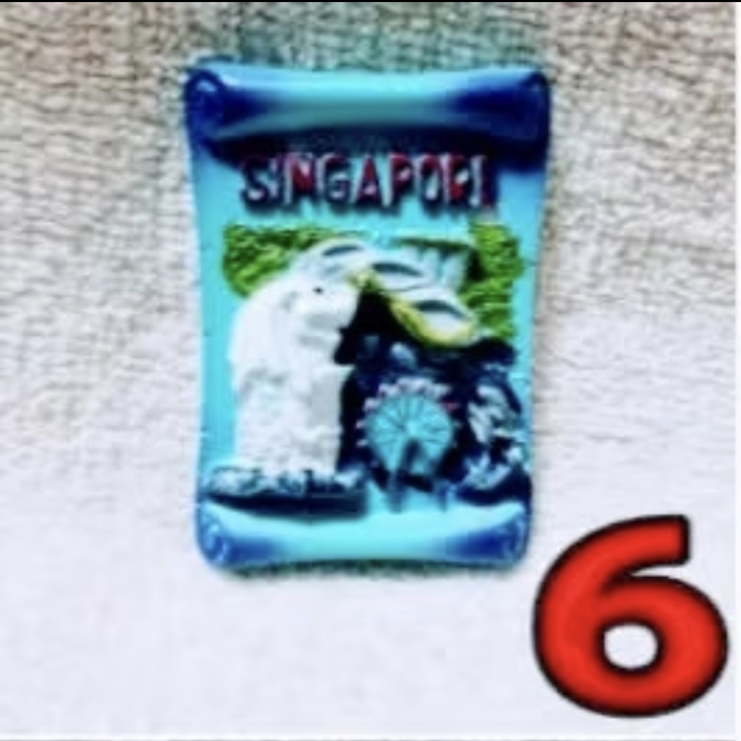 Creative 3D Resin Fridge Magnet Magnets Singapore Scenery Sceneries Souvenir Souvenies