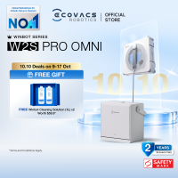[NEW] ECOVACS WINBOT W2S Pro OMNI Window Robot Vacuum| 10000Pa | TruEdge Cleaning | Anti-fall Sensor | Portable Station