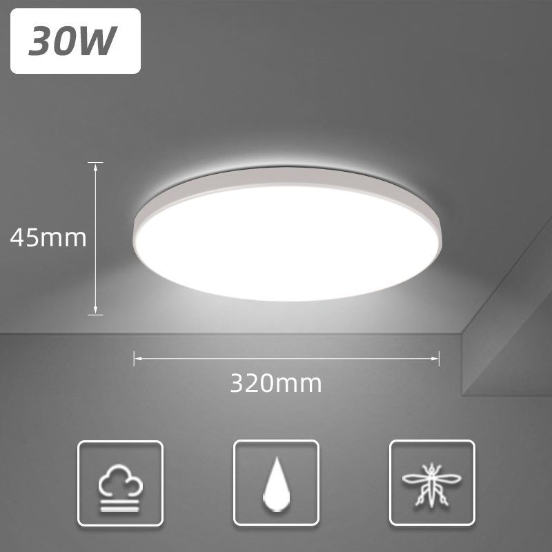 CANMEIJIA Led Ceiling Light Modern Ceiling Lamp Ultra Thin Indoor Lighting 18W 30W 40W Surface Mounted Panel Lights For Living Room Bedroom Bathroom Home Decor Fixture