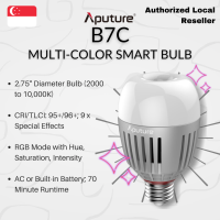 Aputure Accent B7C LED RGBWW Light Multi Color Smart Bulb