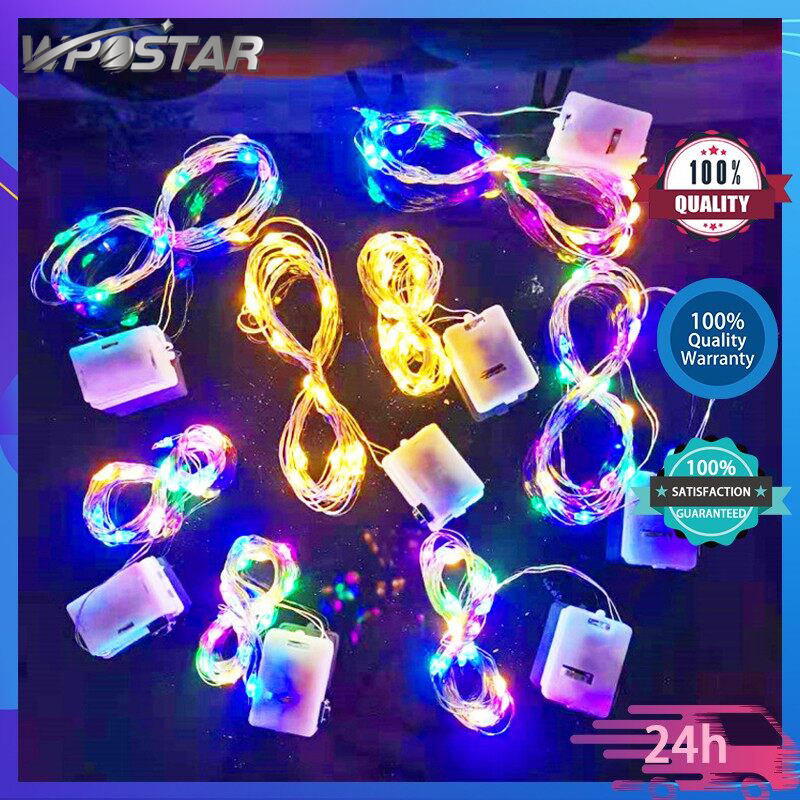 (Lowest Price) 3 Modes 1M 2M Battery Operated LED String Lights Fairy Light Waterproof String Lights Gift Party Holiday Christmas New Years