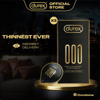 [Bundle of 3] [NEW] Durex 001 Condom 6s - Thinnest Ever Extra Lubricated Fits on Effortlessly