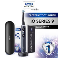 Oral-B iO Series 9 Electric Toothbrush with Micro Vibration Bluetooth A.I 3D Teeth Tracking Interactive Colour Display Onyx Black iO9