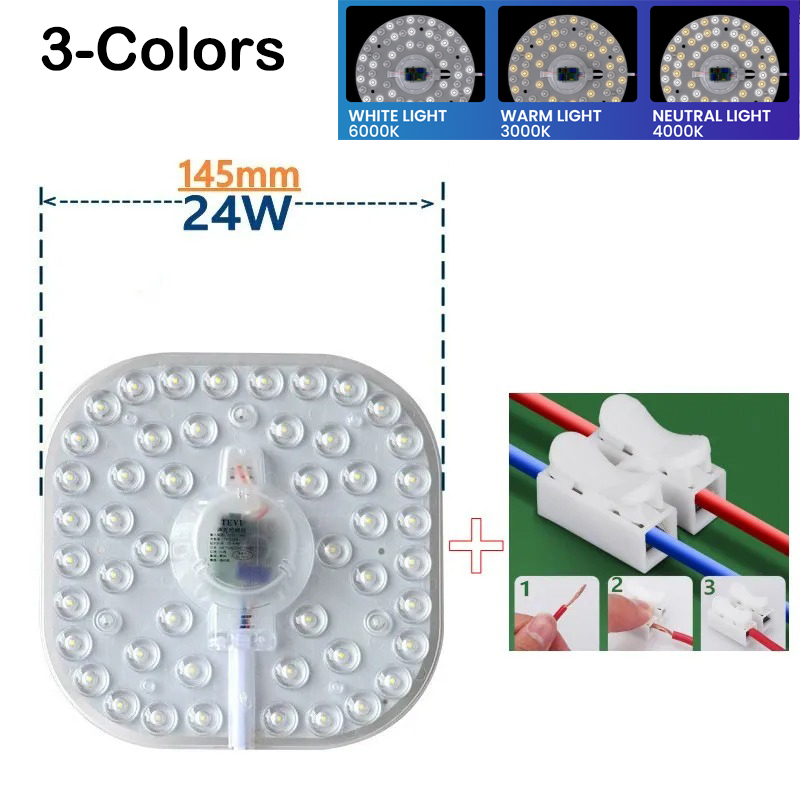 New 36W 24W 18W 12W LED Ring Ceiling Light Replacement Round Module Source Lamp Magnetic panel Board AC 220V for Indoor Living room bedroom kitchen washroom Decorative lighting