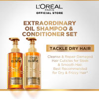[TACKLE DRY HAIR] LOreal Paris Extraordinary Oil Shampoo + Conditioner Value set (440ml x 2)