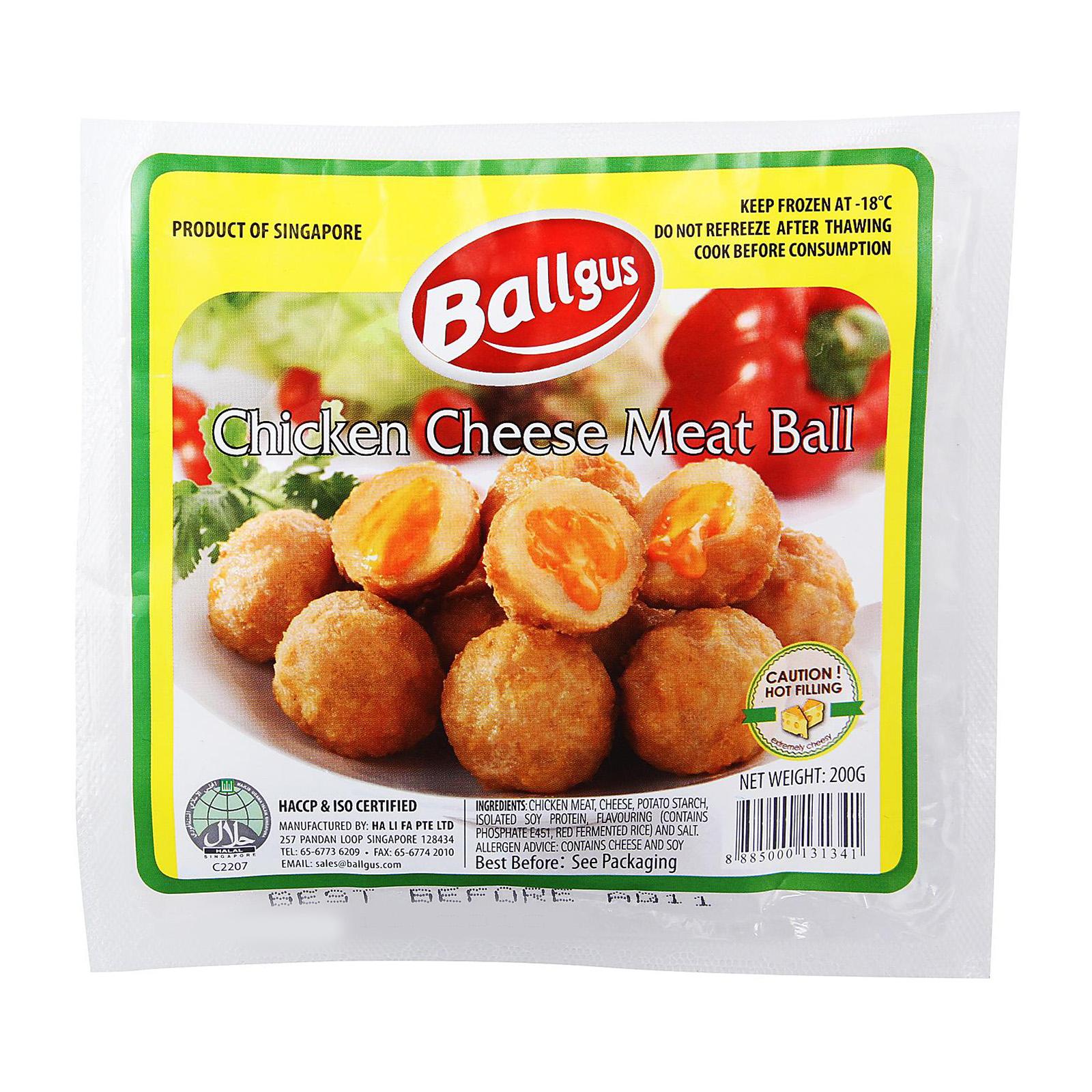 Ballgus Chicken Cheese Meatball Frozen Lazada Singapore
