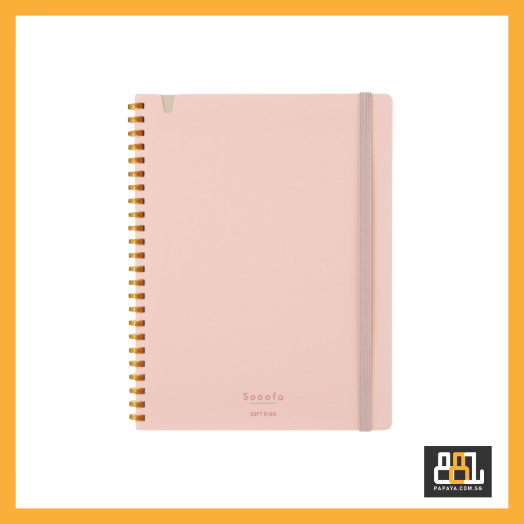 KOKUYO Sooofa Softring Notebook - 4mm Grid - 80 Pages