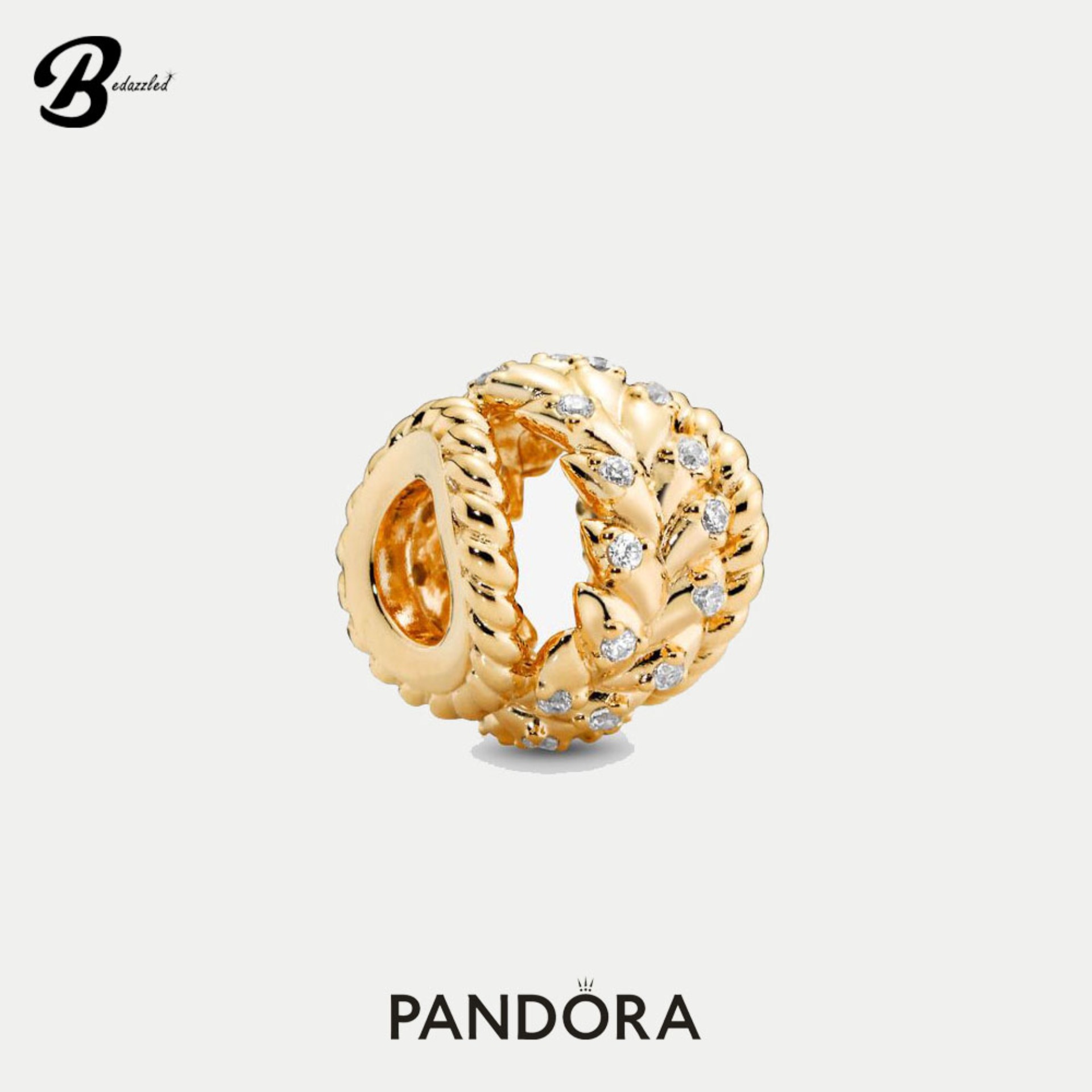 Pandora Openwork Wheat Grains Charm 767597CZ