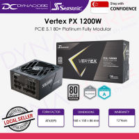 Seasonic Vertex PX 1200W PCIE 5.1 80+ Platinum Fully Modular ATX3.1 Power Supply
