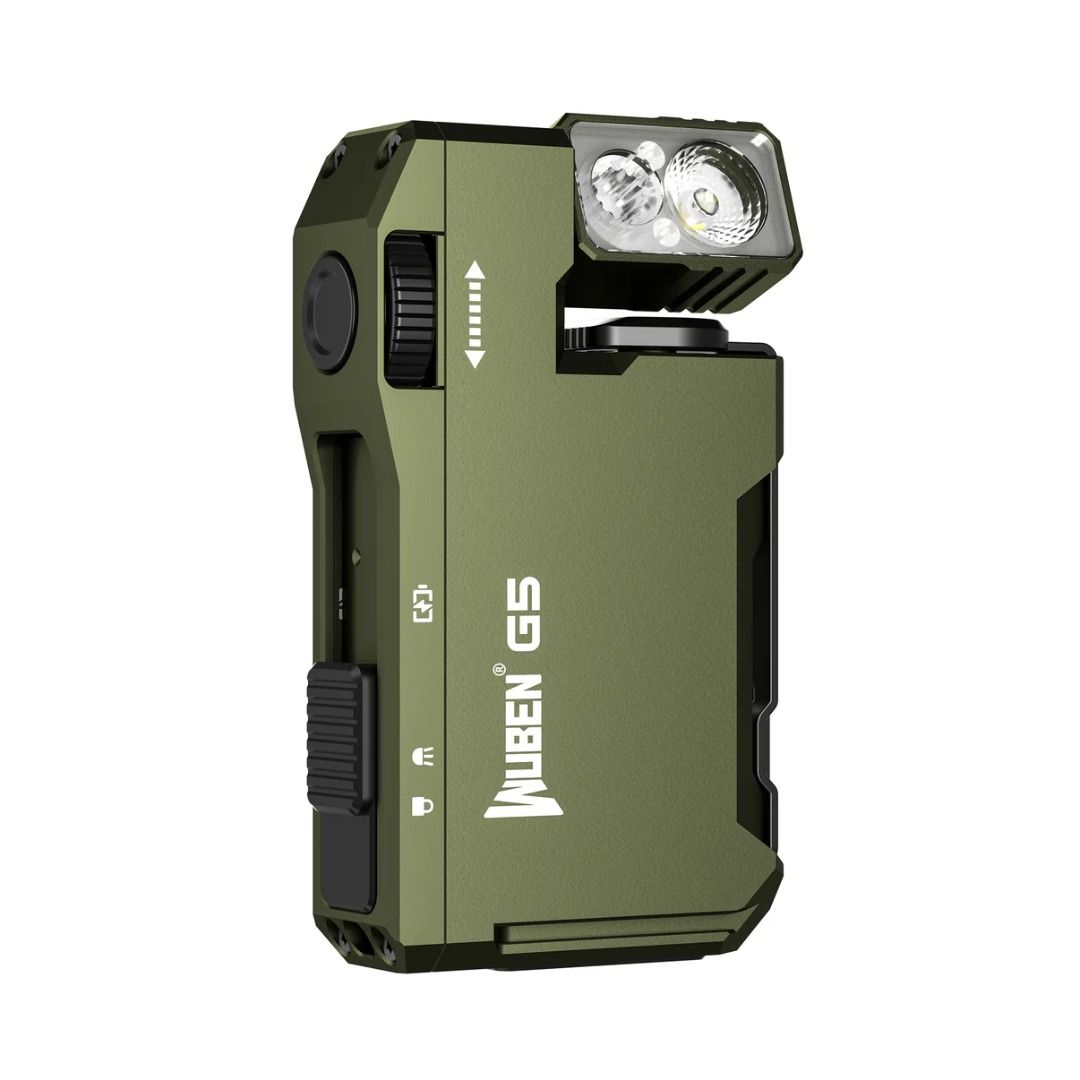 Wuben G5 Multi-Color Adjustable Head EDC Flashlight