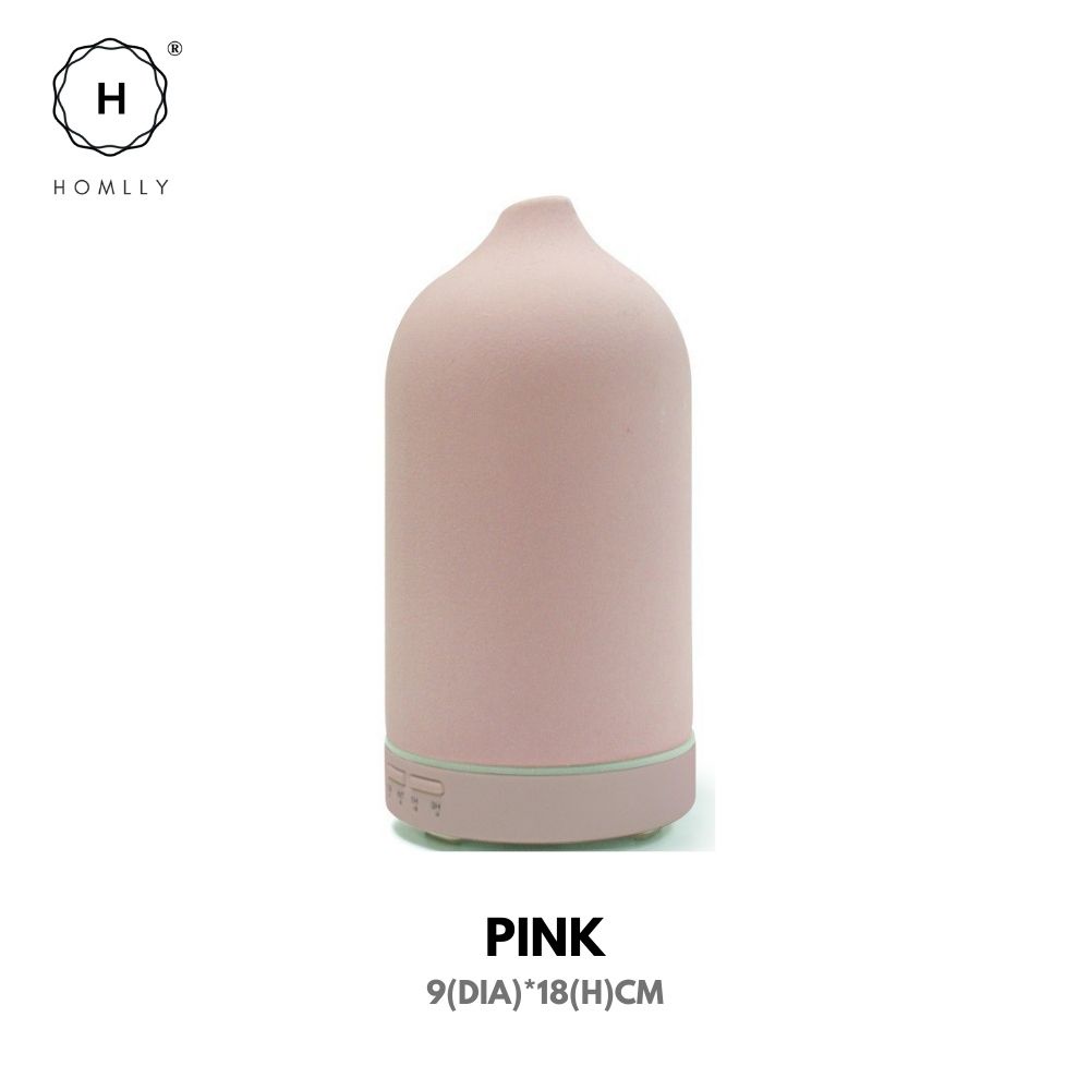Homlly Ceramic Aromatherapy Essential Oil Diffuser Humidifier (120ml)