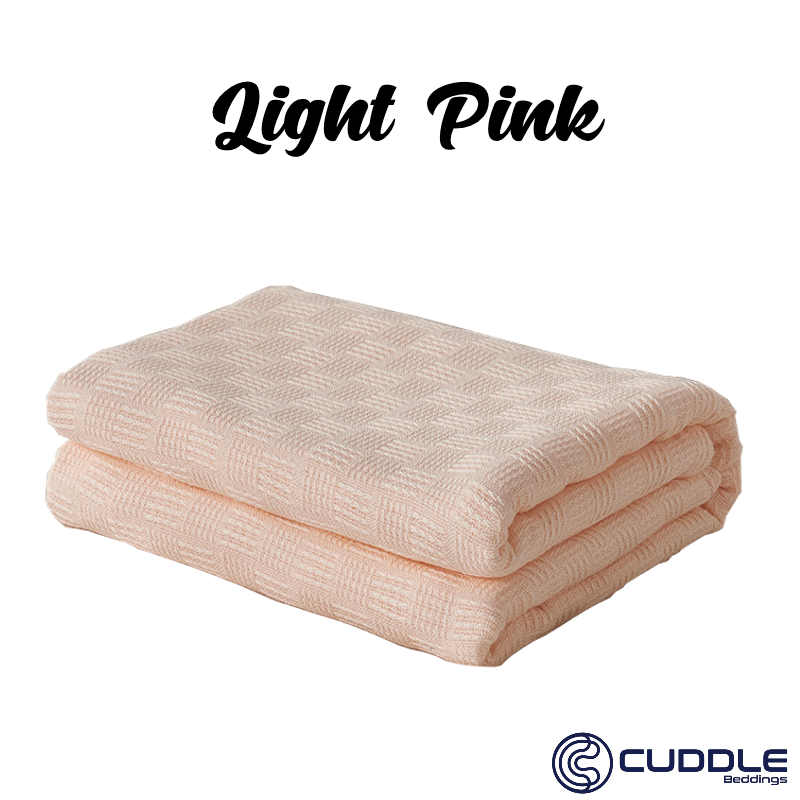 Cuddle™ Cotton Gauze Summer Blanket | Summer Lightweight Breathable Soft Throw |Thin Cotton Throw Blanket