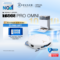 [2026 NEW] ECOVACS DEEBOT T50S Pro Omni Robot Vacuum | 25000 PA | ZeroTangle™ 3.0 & TruEdge Cleaning | 75°C Hot Water Wash