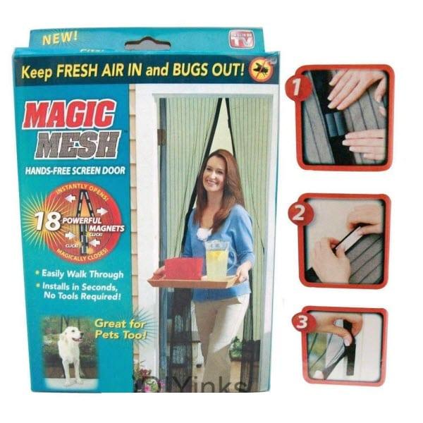 Magic Mesh Hands Free Magnetic Screen Door Lazada Ph