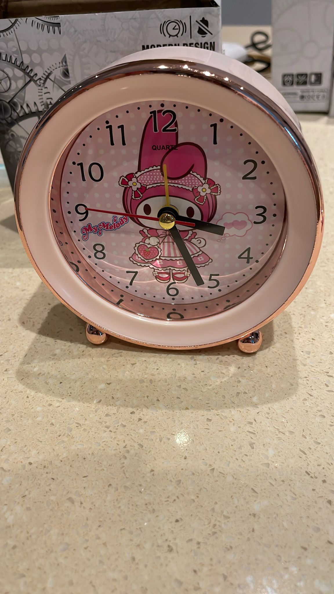 🌟 SG LOCAL STOCK🌟Sanrio Bedroom Alarm Clock Kuromi My Melody Hello Kitty Cinamonroll Ins Bedside Silent Alarm Clock Wake Up Alarm Clock Kids Kawaii