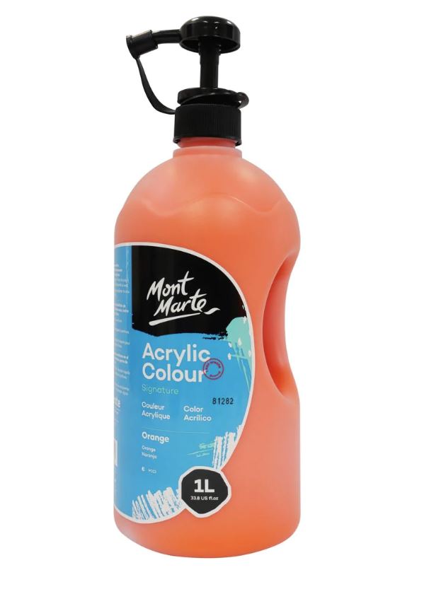 Mont Marte Acrylic Colour Signature 1000ml (Available in a range of colours)
